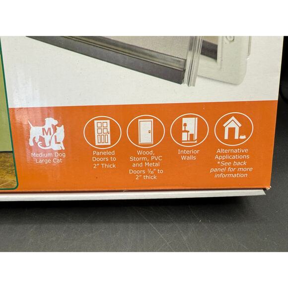 PetSafe Plastic Pet Door – Medium, For Dogs & Cats up to 40 lbs - Picture 4 of 9